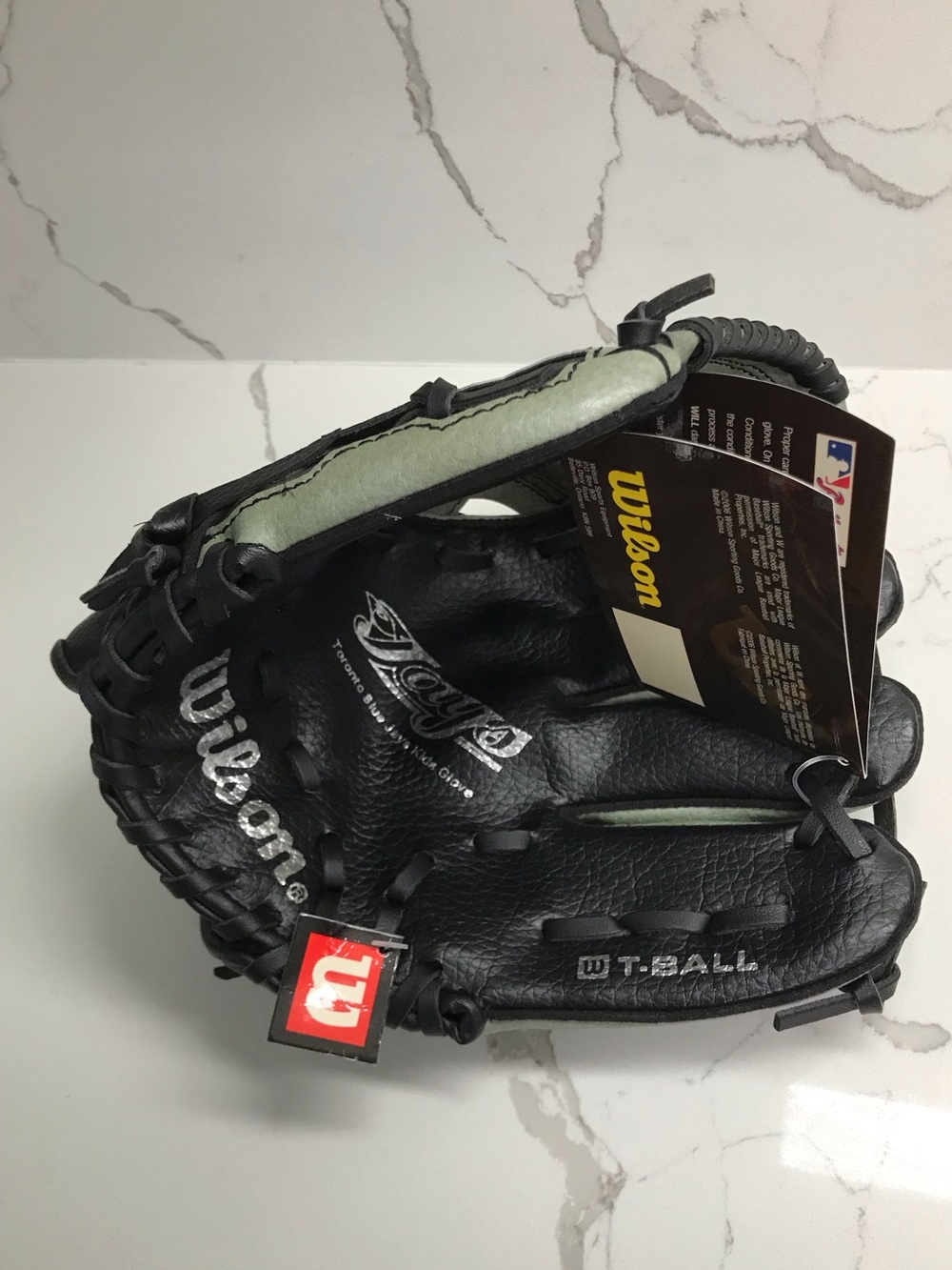 Wilson Special Ed. Blue Jays Black & Green Youth 10” TBall Baseball Glove NWT